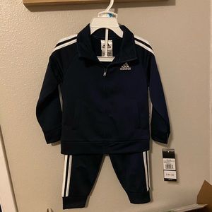 New Baby Toddlers Adidas Track Suit Navy blue